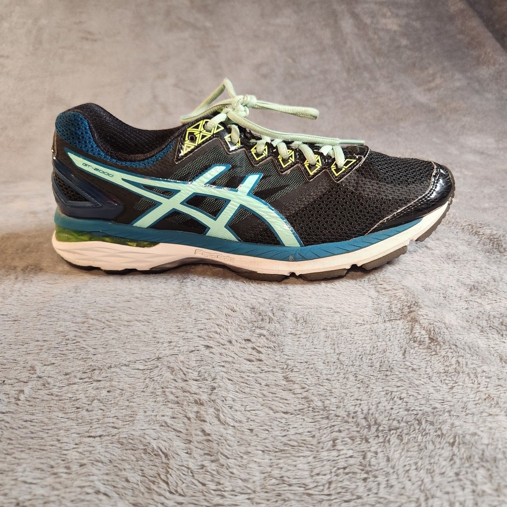 Asics Shoes Womens 11.5 Blue GT-2000 4 V4 Running Sneakers PureGel T656N